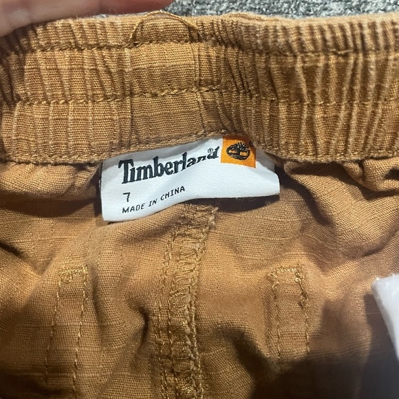 Boys Size 7 Timberland Tan Shorts - Picture 3 of 6